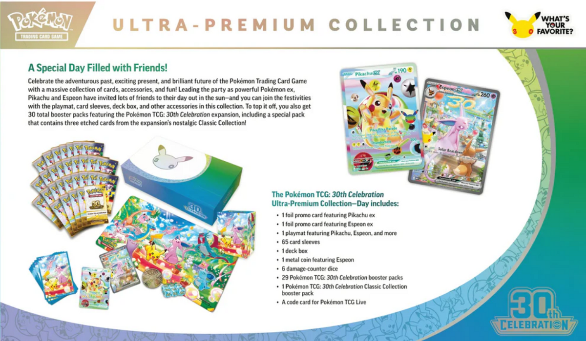 Collezione Ultra Premium 30° Anniversario (UPC) Day con Espeon