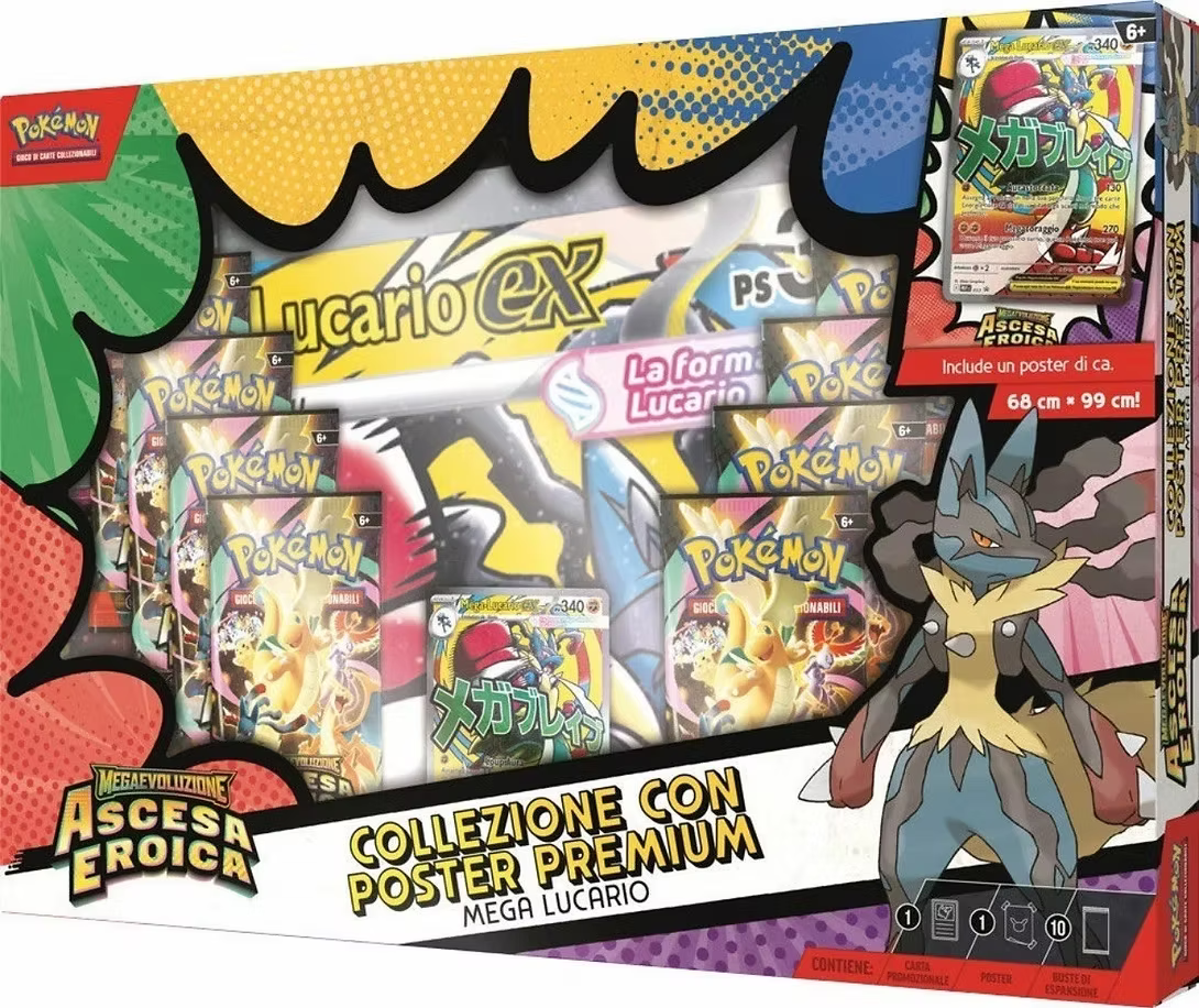 Collezione Lucario con Poster Ascesa Eroica ITA